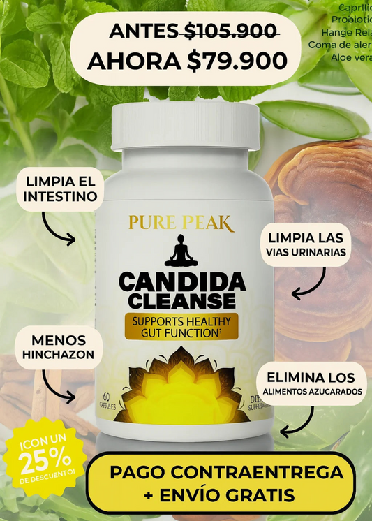 Candida Cleanse® – Detox Completo do Intestino+Ebook🎁